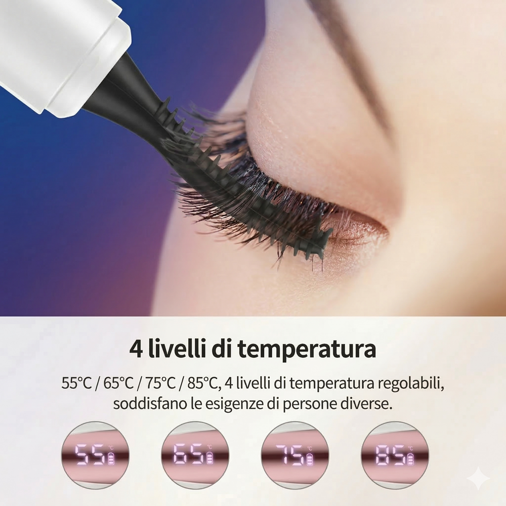 Piegaciglia Elettrico Riscaldato